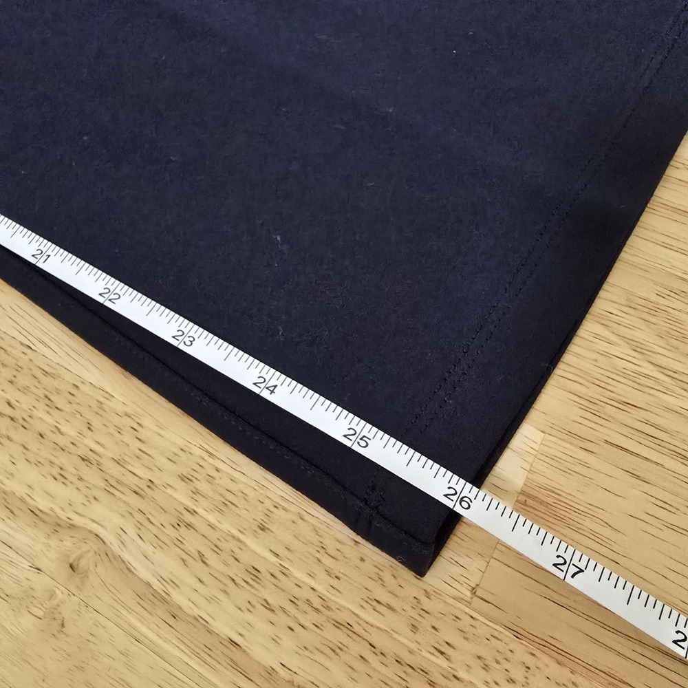 Quince X Petite Navy Blue High Waisted Stretch Pants Women's Size XL - Picture 7 of 10